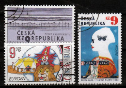 Tsjechie Europa Cept 2001,2002,2003 Gestempeld - Usados