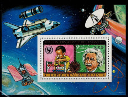 CENTRAL AFRICAN  1979 ALBERT EINSTEIN MI No BLOCK 49 MNH VF!! - Albert Einstein