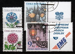 Tsjechie Mi 377,380 Div. Gestempeld - Used Stamps