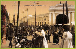 Af2515 - GUATEMALA - VINTAGE POSTCARD - Mercado Central - Guatemala