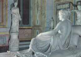 CARTOLINA  ROMA,LAZIO-GALLERIA BORGHESE-SALA I-PAOLINA BORGHESE-CANOVA-MEMORIA,CULTURA,BELLA ITALIA,NON VIAGGIATA - Tentoonstellingen