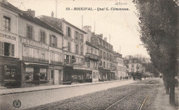 Bougival * Quai Georges Clémenceau * Restaurant * Commerce A LA MAISON BLEUE * Magasins * Villageois - Bougival