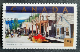 Canada 2001  USED Sc 1904b    105c  Tourist Attractions Barkerville - Oblitérés