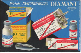 BUVARD DIAMANT  Dérivés Pantothéniques - Produits Pharmaceutiques