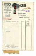 Bistrot / Facture SUZE / 1953 - Invoices