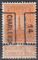 2271 Voorafstempeling Op Nr 108 - CHARLEROY 14 - Positie B - Rollo De Sellos 1910-19