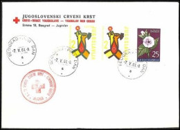 1961 Red Cross Unperforated - FDC, VF - Liefdadigheid