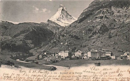 Zermatt Und Matterhorn Le Cervin 1905 - Sierre