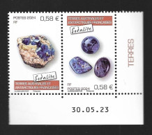TAAF 2024 - Yv N° 1070 & 1071 ** - Diptyque - Sodalite (coin Daté) - Ungebraucht