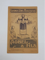 Carte - Grands Vins Mousseux - Anjou - Aubel Et Fils - Saumur .. Lot10 . - ....-1949