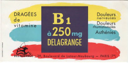BUVARD B1 à 250 Mg   DELAGRANGE - Produits Pharmaceutiques