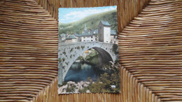 Le Pont De Montvert , Vue Sur Le Grand Pont Et L'horloge - Le Pont De Montvert
