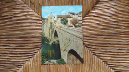 Le Pont De Montvert , Le Grand Pont Sur Le Tarn Et L'horloge - Le Pont De Montvert