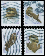 Etats-Unis / United States (Scott No.5648-51 - Otters In The Snow) (o) Set P2 Set Of 4 - Usati