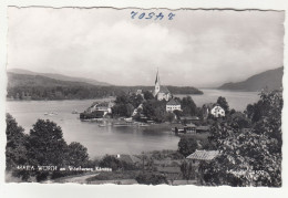 E2697) MARIA WÖRTH Am Wörthersee - Kärnten - S/W FOTO AK - Häuser Kirche - Maria Wörth