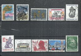 TEN AT A TIME - DENMARK - LOT OF 10 DIFFERENT 8 - USED OBLITERE GESTEMPELT USADO - Collezioni