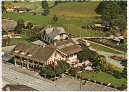 HÄUSERNMOOS I.E. Flugaufnahme Gasthof Bahnhof - Affoltern Im Emmental 