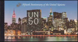 UNO NEW YORK 1995 Mi-Nr. MH 1 Markenheft/booklet ** MNH - Markenheftchen