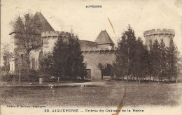 63 - Aigueperse - Entrée Du Château De La Roche **CPA ** - Aigueperse