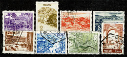 Macau, 1950/1, # 341/8, Used - Oblitérés