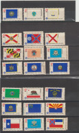 ETATS-UNIS - Drapeaux De 21 Etats De L'Union - Unused Stamps