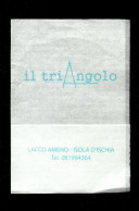 Tovagliolino Da Caffè - Bar Triangolo - ( Ischia ) - Company Logo Napkins