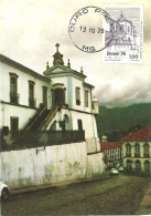 Carte Maximum - Brasil - Ouro Preto - Centenário Da Escola De Minas - Tarjetas – Máxima