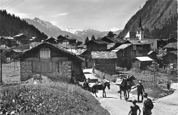 Blatten Ob Natters Abgang Der Maultierpost Belalp Mulets Muletiers Poste De Montagne - Blatten