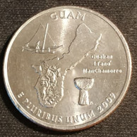 ETATS UNIS - USA - ¼ - 1/4 DOLLAR 2009 P - Guam - KM 447 - Quarter Dollar - 1999-2009: State Quarters