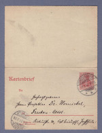 DR Germania Ganzsache Kartenbrief K9 I (Wohnungstype I) - Grossenhein 17.5.07 --> Dresden (3366KLRSCH-0063) - Omslagen