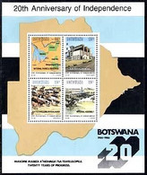 (101) Botswana  1986 / Independence Sheet / Bf / Unabhängigkeit  ** / Mnh  Michel BL 19 - Botswana (1966-...)