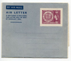 Southern Rhodesia 1953 Mint Aerogramme / Air Letter - 6d. Central African Rhodes Centenary Exhibition & QEII - Southern Rhodesia (...-1964)