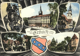 41572640 Erbach Odenwald Muemling Rittersaal Schlosshof Wappen Erbach - Erbach