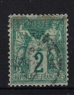 France Yv 62 Oblitéré/cancelled/used - 1876-1878 Sage (Tipo I)