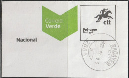 Fragment - Postmark SACAVÉM -|- Correio Verde. Pré-Pago / Prepaid Green Mail - Usado