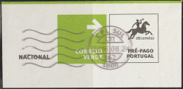 Fragment - Postmark CPL SUL -|- Correio Verde. Pré-Pago / Prepaid Green Mail - Oblitérés