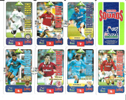 EJ60 - 7 SUBBUTEO SUADQ CARDS 1996 - YEBOAH - BUTT - PHELAN - STRACHAN - FJORTOFT - LAZARIDIS - HIGNRTT - Trading Cards