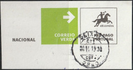 Fragment - Postmark SEIXAL -|- Correio Verde. Pré-Pago / Prepaid Green Mail - Gebruikt