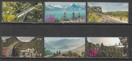 2018 New Zealand Cycle Trails Cycling Complete Set Of 6  MNH @ BELOW FACE VALUE - Unused Stamps