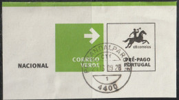 Fragment - Postmark CANDALPARQUE -|- Correio Verde. Pré-Pago / Prepaid Green Mail - Used Stamps