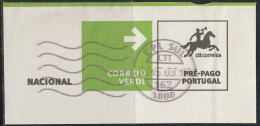 Fragment - Postmark CPL SUL -|- Correio Verde. Pré-Pago / Prepaid Green Mail - Gebruikt