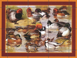 GUINEE BISSAU Oiseaux, Oiseau, DUCKS - BIRDS, PAJAROS VOGELS, VÖGEL, Yvert BF émis En 2001 ** MNH - Ducks