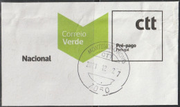 Fragment - Postmark MONTEMOR-O-NOVO -|- Correio Verde. Pré-Pago / Prepaid Green Mail - Used Stamps