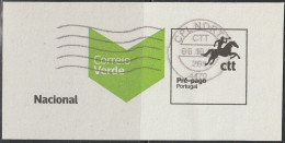 Fragment - PostmarK CPL NORTE -|- Correio Verde. Pré-Pago / Prepaid Green Mail - Usati