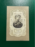 Image Pieuse XIXème Canivet Holy Card * Gebr. Benziger 507 éditeur * Ave Maria * Religion Croyance Christianisme - Religión & Esoterismo