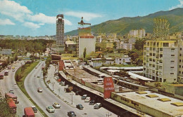 Caracas - La Gran Avenida Old Postcard 1962 - Venezuela