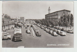 Vintage Rppc KLM K.L.M Royal Dutch Airlines Bus @ Schiphol Amsterdam Airport - 1919-1938: Entre Guerres