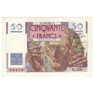 FAY 20/17 - 50 FRANCS LE VERRIER - 01/02/1951 - SUPERBE - PICK 127 - 50 F 1946-1951 ''Le Verrier''