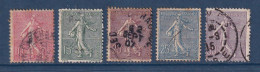 France - YT N° 129 à 133 - Oblitéré - 1903 - Used Stamps