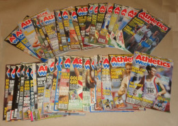 ATHLETICS WEEKLY 1991 MAGAZINE SET – LOT OF 45 OUT OF 53 – TRACK AND FIELD - 1950-Aujourd'hui